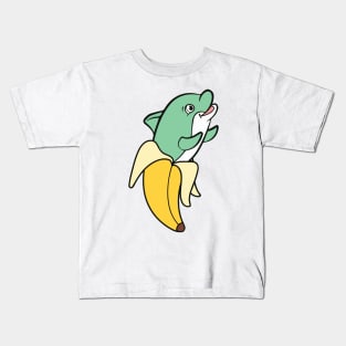 Dolphin Banana Kids T-Shirt